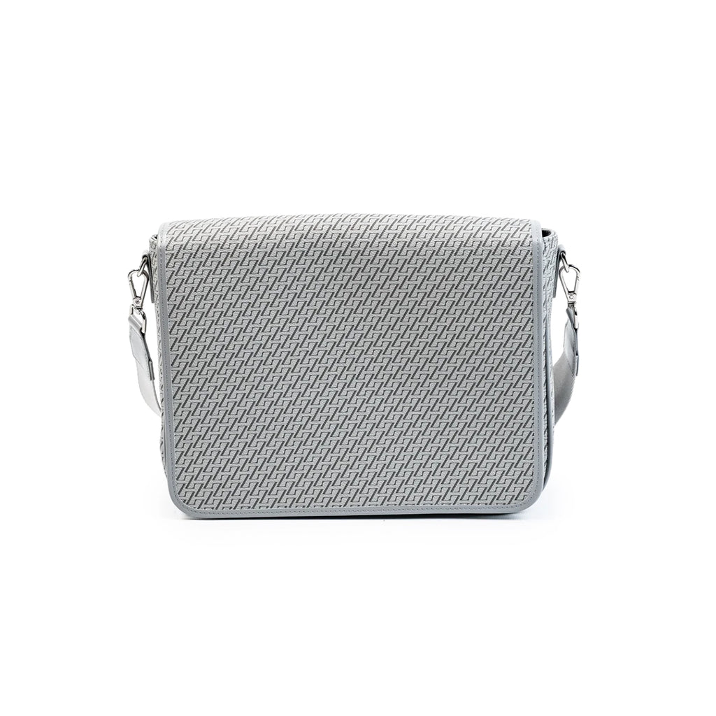 ZYLION Monogram Canvas Bag Mercury Grey