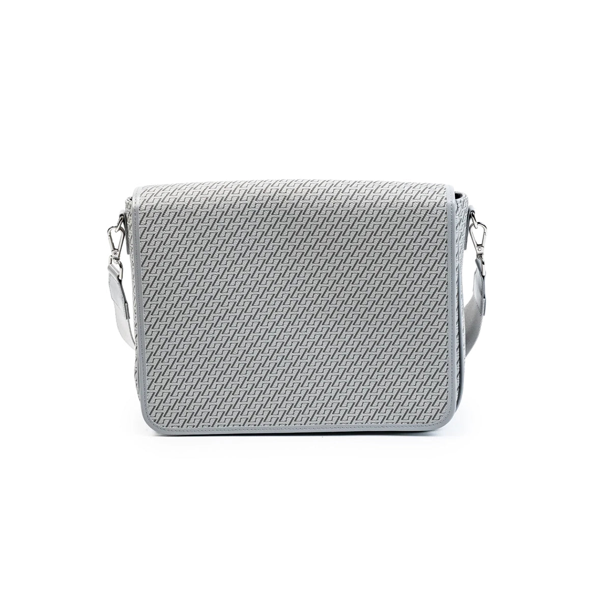 ZYLION Monogram Canvas Bag Mercury Grey