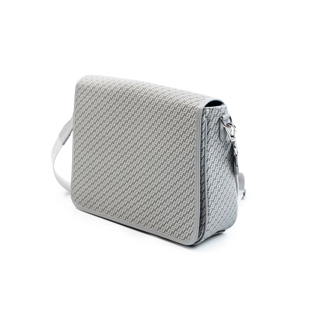 ZYLION Monogram Canvas Bag Mercury Grey