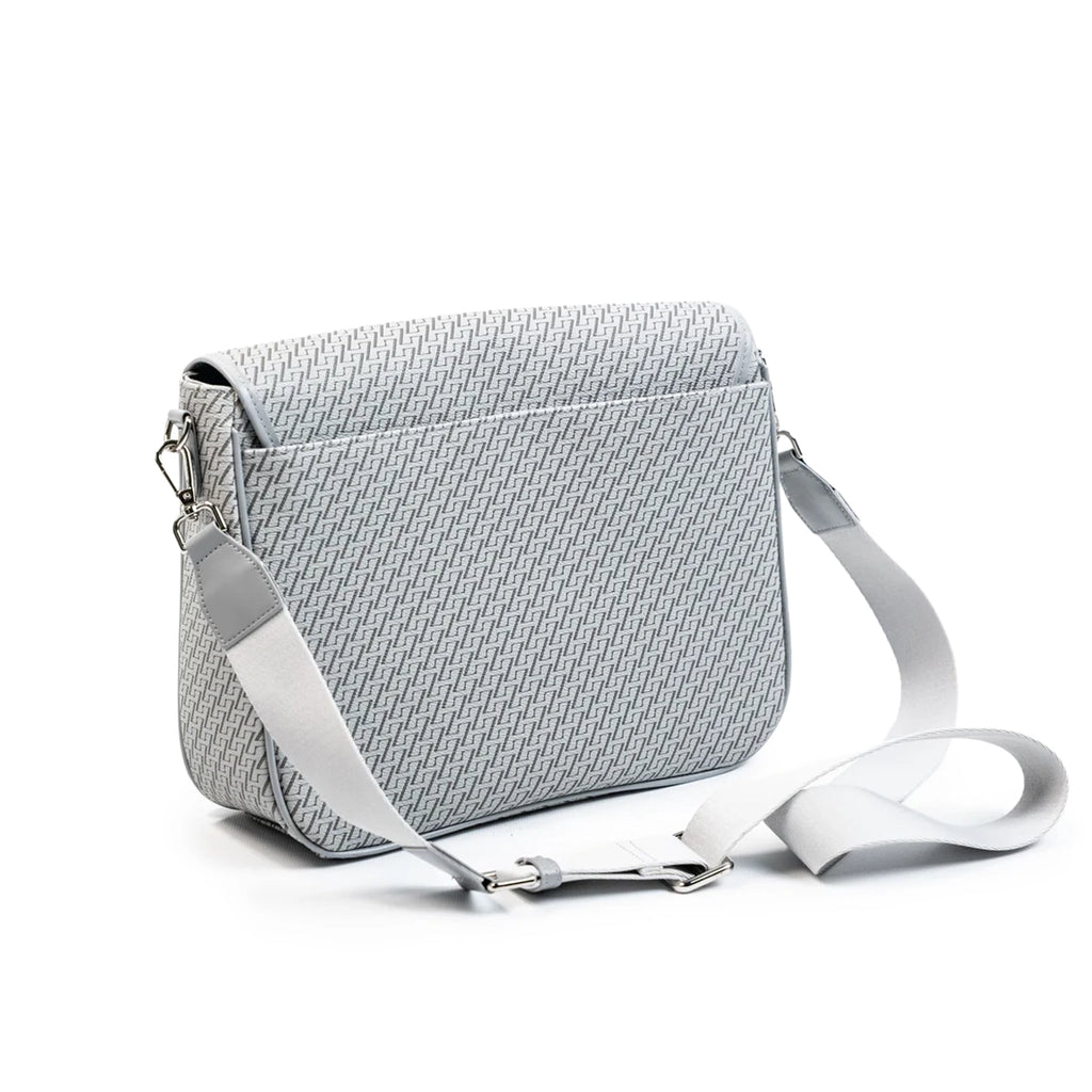 ZYLION Monogram Canvas Bag Mercury Grey