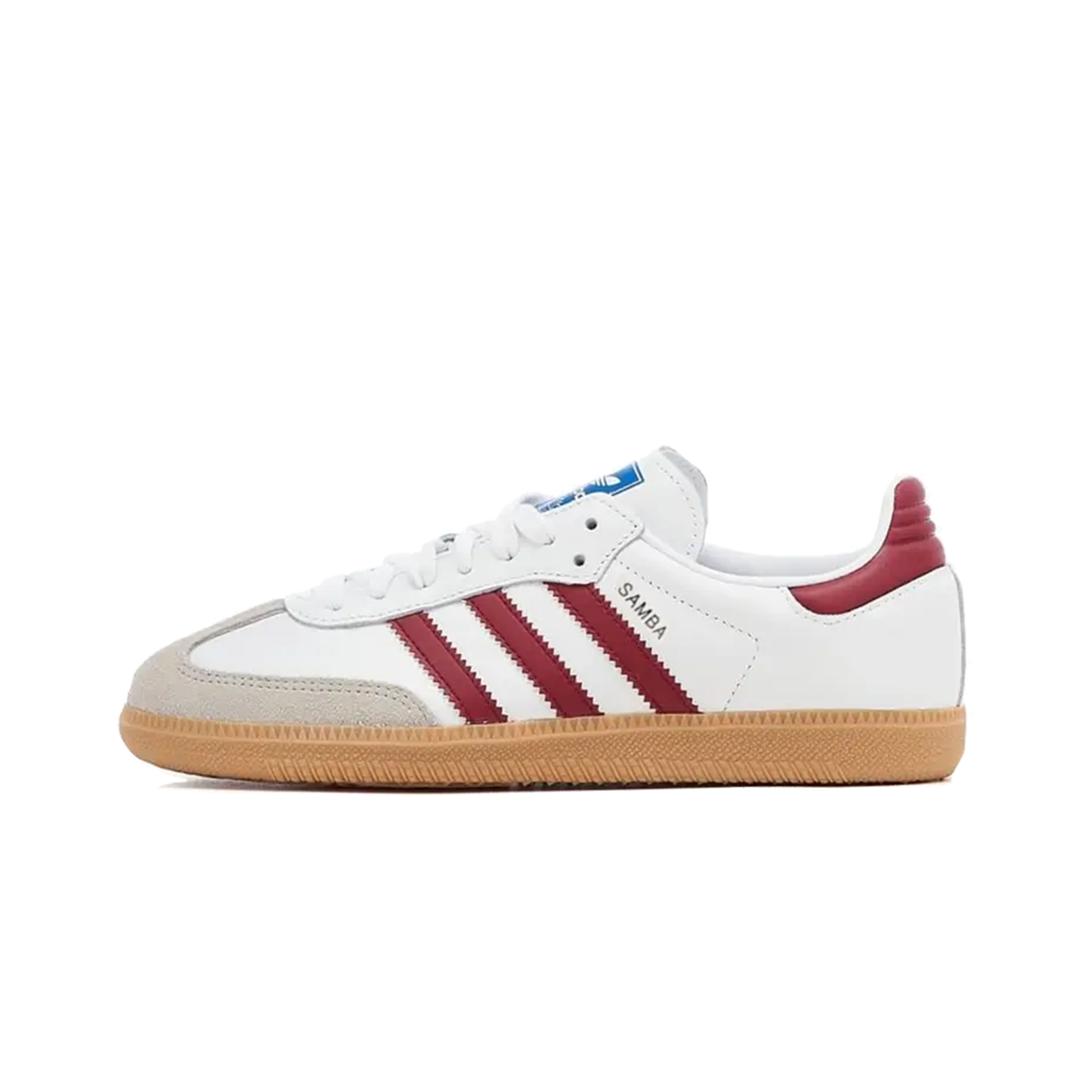 Adidas Samba OG White Burgundy Gum