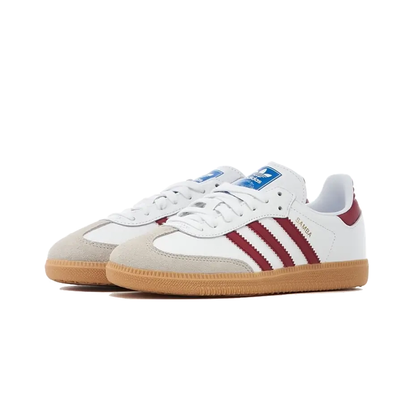 Adidas Samba OG White Burgundy Gum