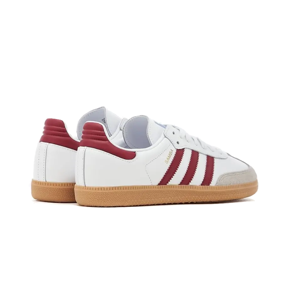 Adidas Samba OG White Burgundy Gum