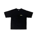 THE SOURCE Classic Logo Yellow T-Shirt Black