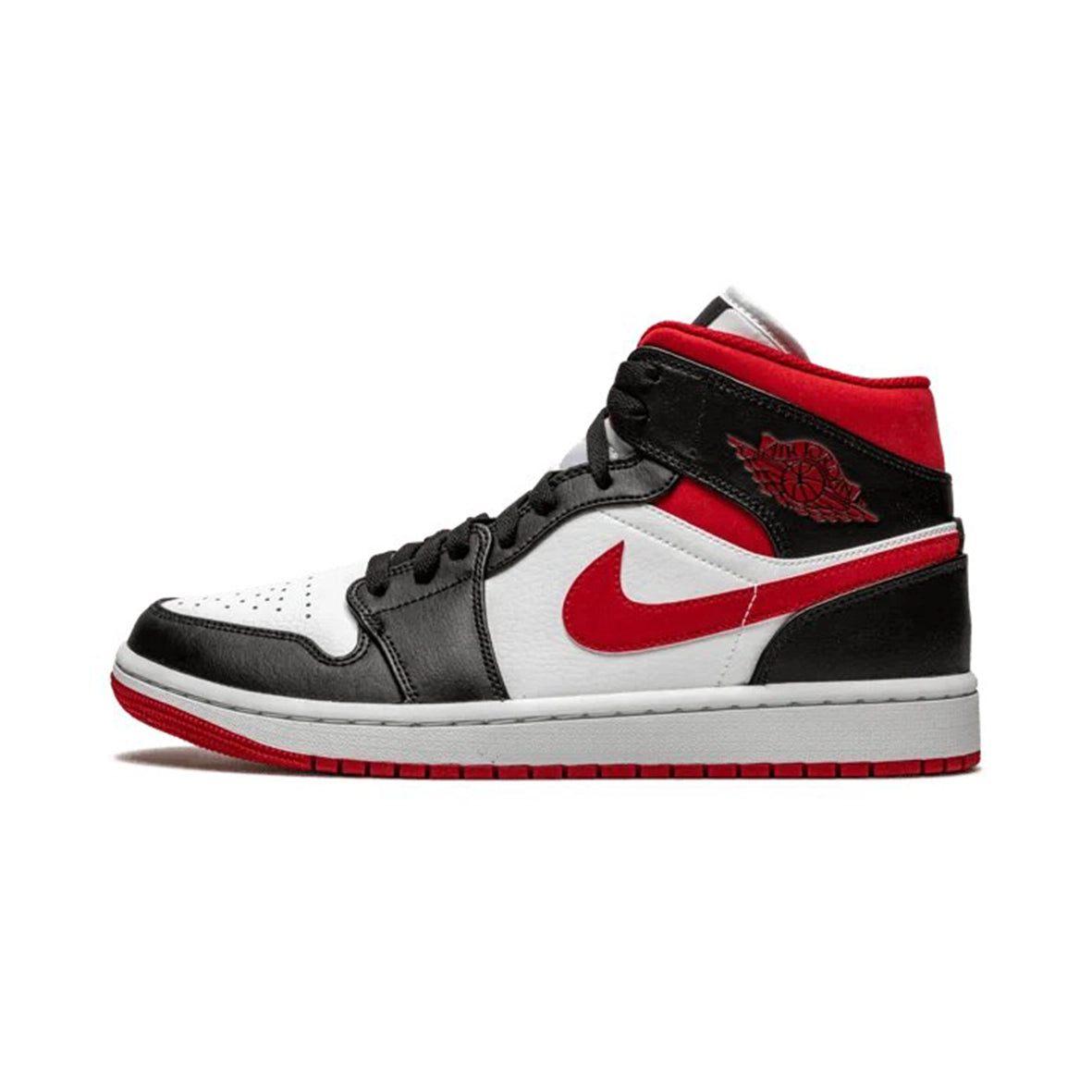 Jordan 1 Mid Gym Red Black White