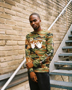 LES VOISINS Camo Longsleeve