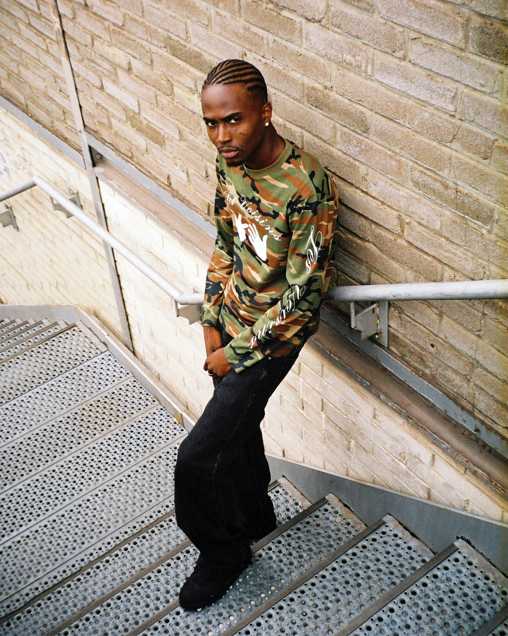 LES VOISINS Camo Longsleeve