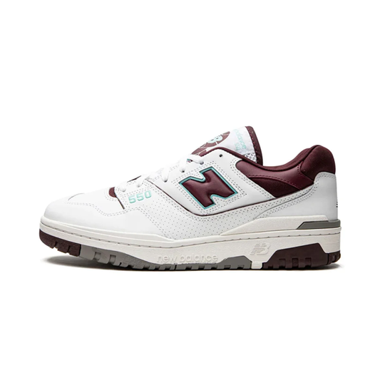 New Balance 550 Burgundy Cyan