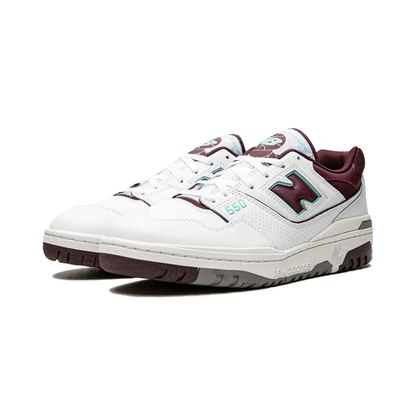 New Balance 550 Burgundy Cyan