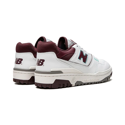 New Balance 550 Burgundy Cyan