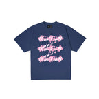 99BASED Sprinkles T-Shirt Navy Pink
