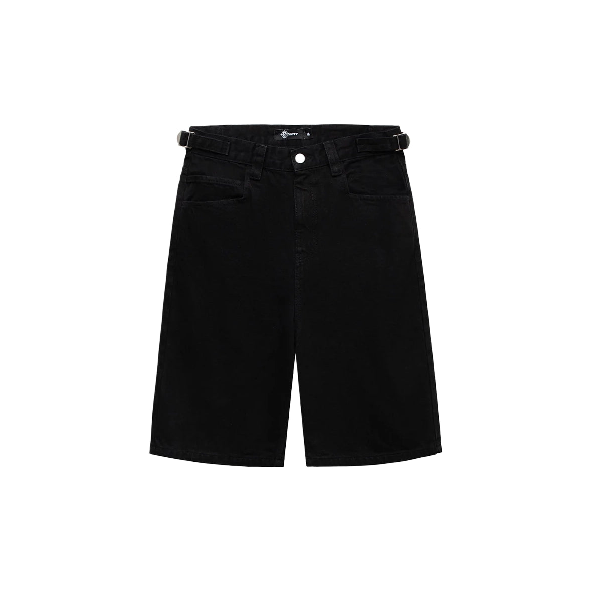 VICINITY Midnight Black Denim Jorts