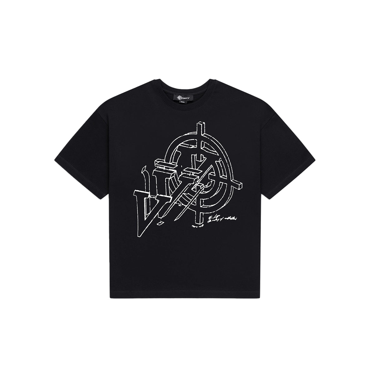 VICINITY Construction Logo T-Shirt Black