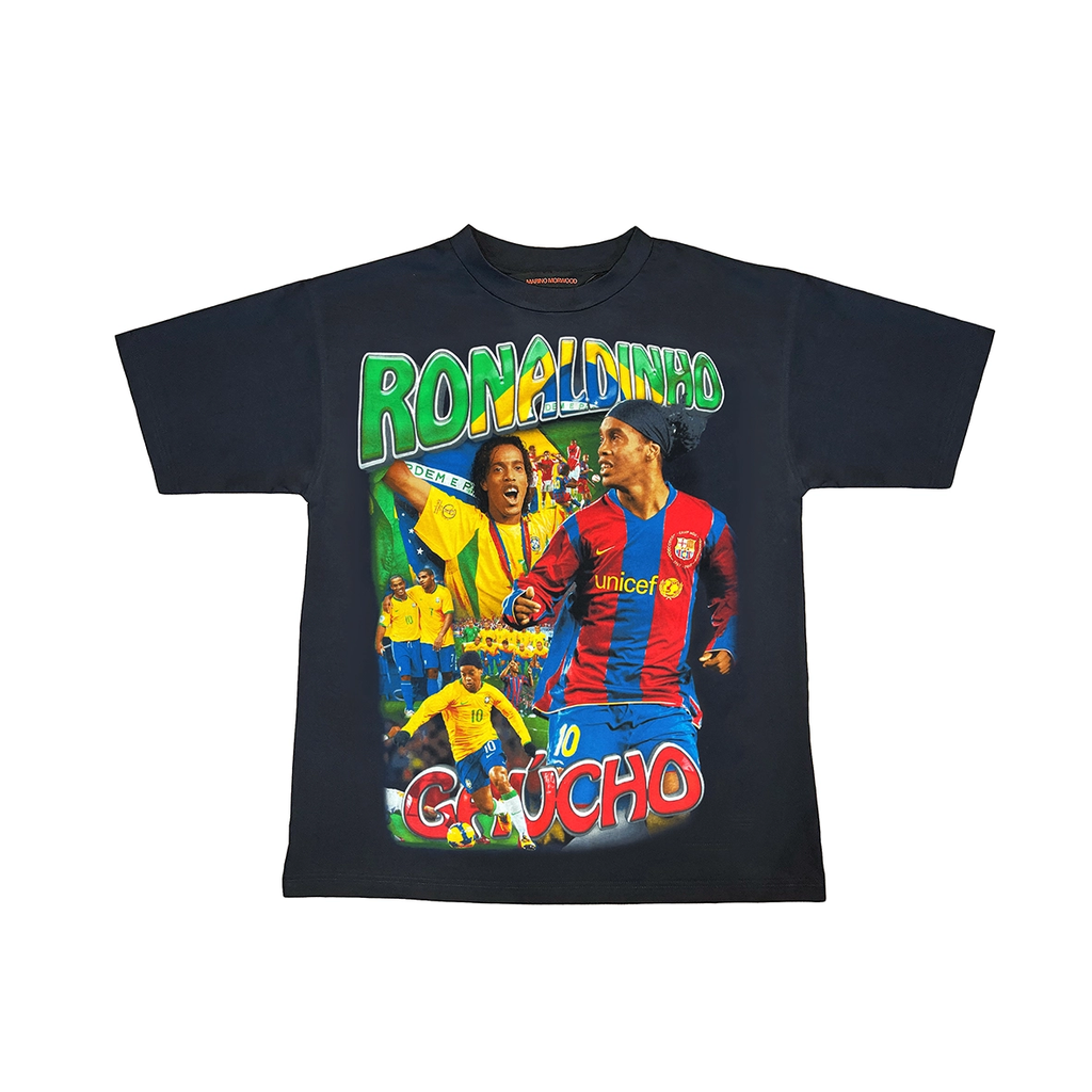 MARINO MORWOOD Ronaldinho T-Shirt Black